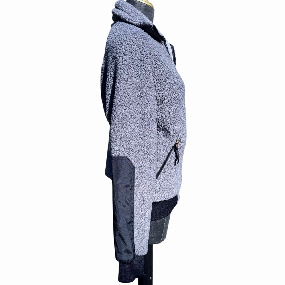Filson Jacket Size Men’s XS Sherpa Fleece Full Zip Grey Black - Picture 4 of 6